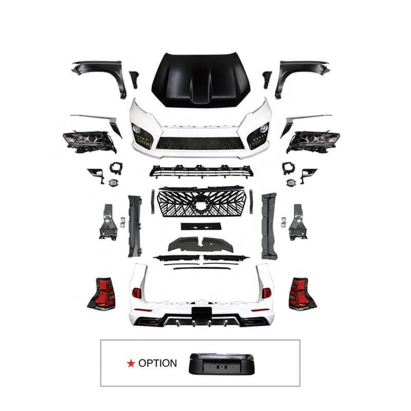 Body Kit For 2010-2017 Toyota Prado Upgrade to 2018 E Model