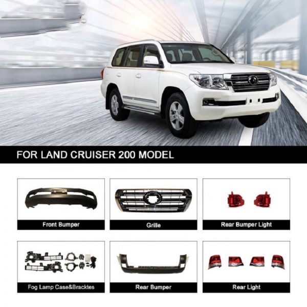 Body Kit for 2008-2015 Land Cruiser 200 Upgrade to 2016 Model