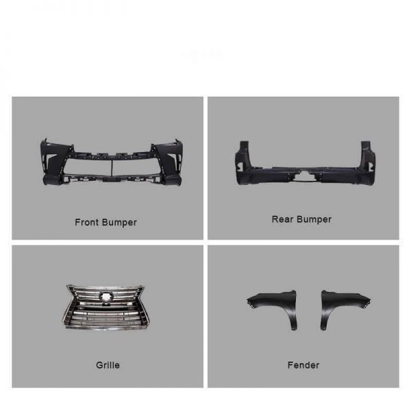 Body Kit for 2010-2017 Lexus 570 Upgrade to 2018 Model