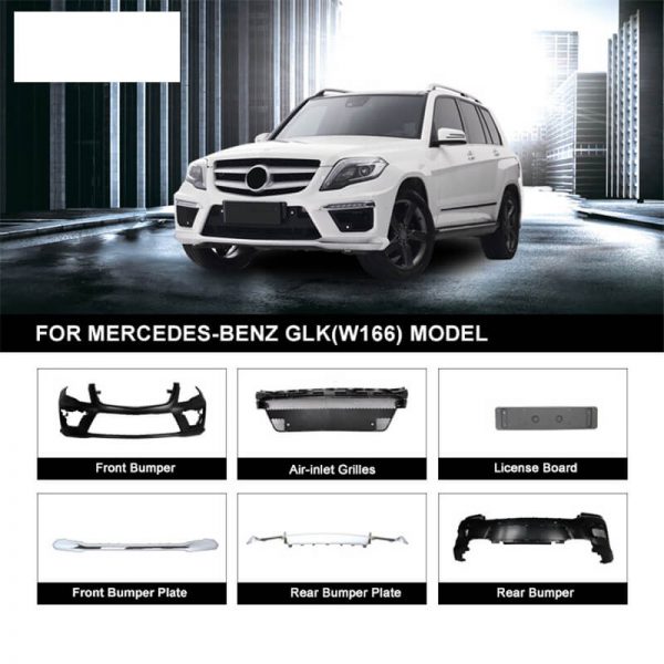 Body Kit for 2012-2014 Mercedes-Benz GLK W166 Model