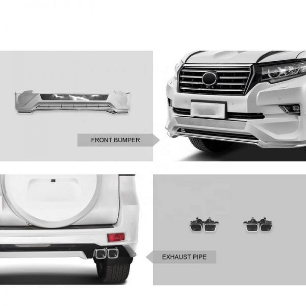Bumper Lip Spoiler For 2018-Present Toyota Prado