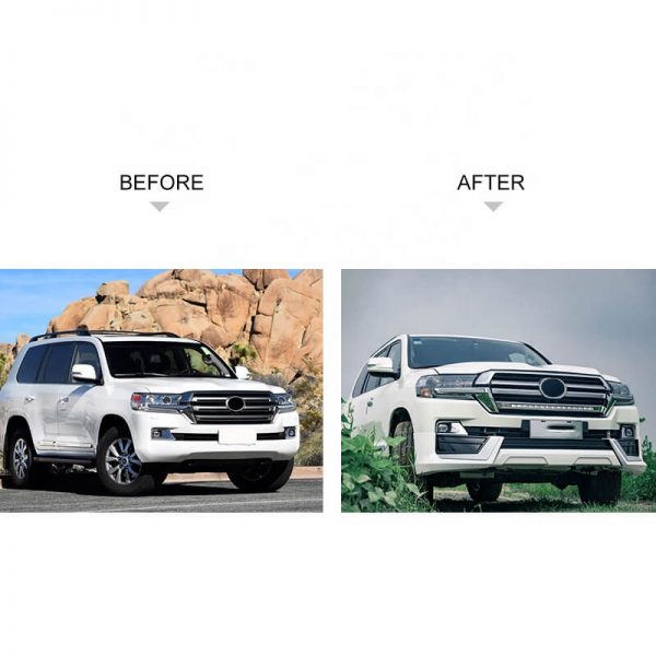 Bumper Lip and Cornerite for 2016-2017 Land Cruiser 200 TD Model