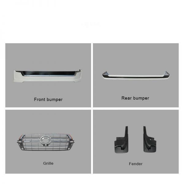 Bumper Lip Spoiler for 2019 Land Cruiser 200