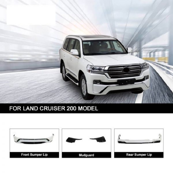 Middle-east Type Bumper Lip Spoiler For 2016-Present Toyota Land Cruiser 200